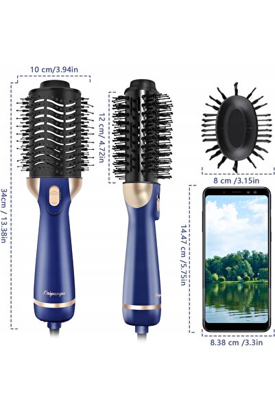 NO BRAND Perie pentru uscare și coafare a părului 1200 W cu fir Unipampa Sk-001