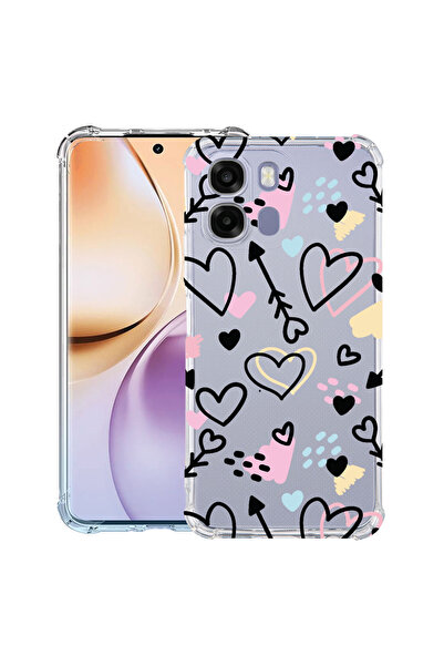 bestcase ®   Αντικραδασμική Θήκη Husa για OPPO A6 / A6X / A6S, Σύμβολα Αγάπης...