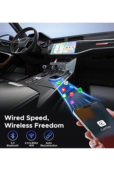NO BRAND ADAPTOR WIRELESS Android Auto CUARKO AW0 BLUETOOTH