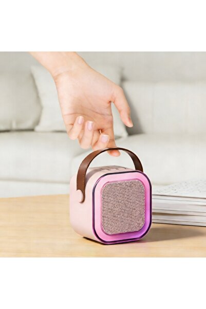NO BRAND Set Karaoke pentru Copii cu 2 Microfoane Wireless și Boxă Bluetooth