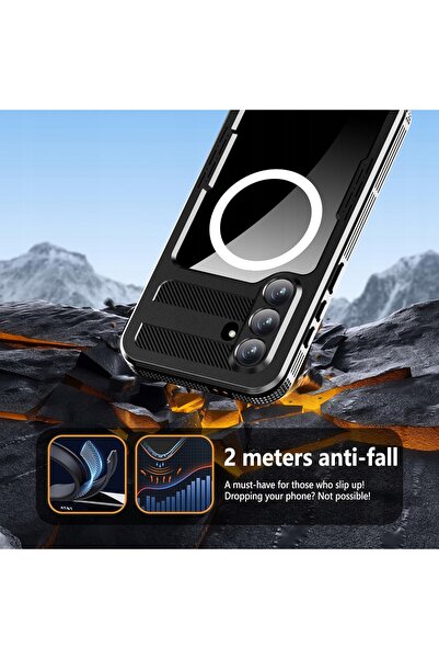 NO BRAND Husă Ezanmull Impermeabilă 360 Magsafe pentru Samsung Galaxy S25 Plu...