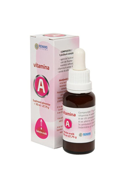 RENANS Βιταμίνη Α, Φαρμακευτική, Πόσιμη λύση, 30 ml