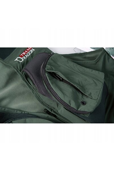 NO BRAND Vestă de pescuit Team Dragon mărimea XL pentru zile mai răcoroase
