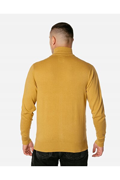 NO BRAND Pulover elegant slim pentru bărbați, cu fermoar și guler tip maletă,...
