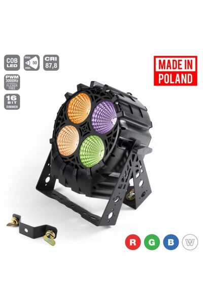 NO BRAND Reflector LED Flash Par64 P430 pentru iluminat scenic RGBW 120W