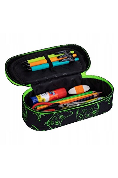 NO BRAND Coolpack negru multicolor 21l rucsac școlar cu multiple compartimente