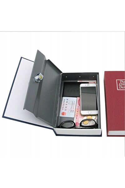 NO BRAND Seif tip carte pentru bani 240X155X55mm Cheie