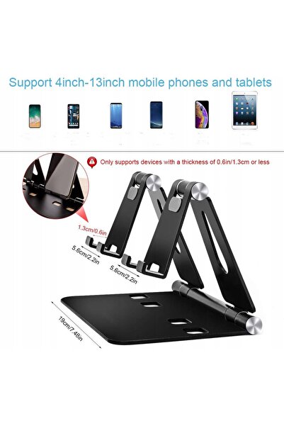 NO BRAND Suport reglabil pentru tabletă, de birou, pentru Apple Samsung Lenovo