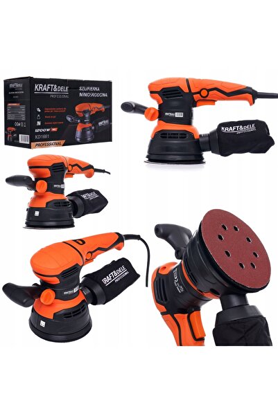 NO BRAND Kraft&Dele 1200 W 230 V Polizor orbital cu alimentare la rețea