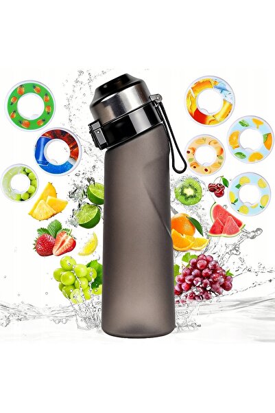 NO BRAND Sticlă de apă cu aromă 650ml, cu aromă + 7 bucăți arome diverse