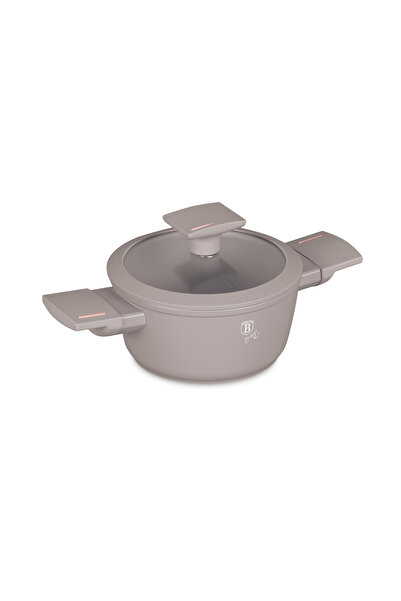 NO BRAND Mini oală cu capac 14 cm Berlingerhaus Bh-8286 Taupe