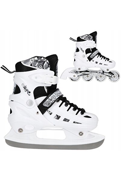 NO BRAND Patine cu rotile luminoase Nils Extreme Nh10905 4 în 1 Reglabile (Mă...