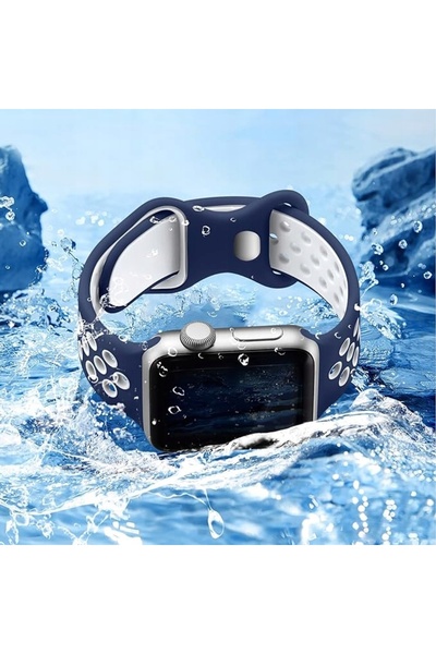 NO BRAND Set de 5 curele din silicon colorate și confortabile pentru Apple Watch