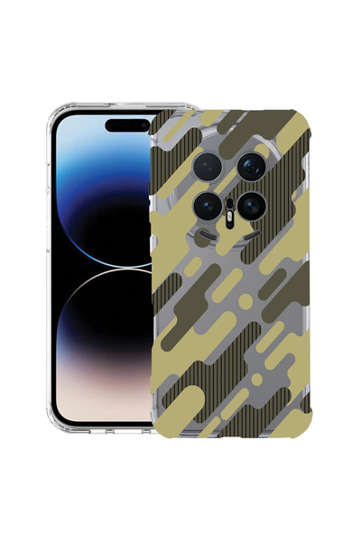 bestcase ®   Husă Antișoc pentru Honor Magic 8 Pro, Camuflaj Verde, 3156781 A...