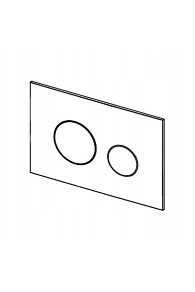 TECE Buton alb de spălare toaletă Loop 9240927