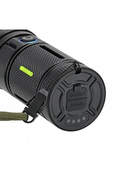 NO BRAND Lanterna LED Portabilă 1000Lm Acumulator Zoom-Powerbank Conan Ip44 G...