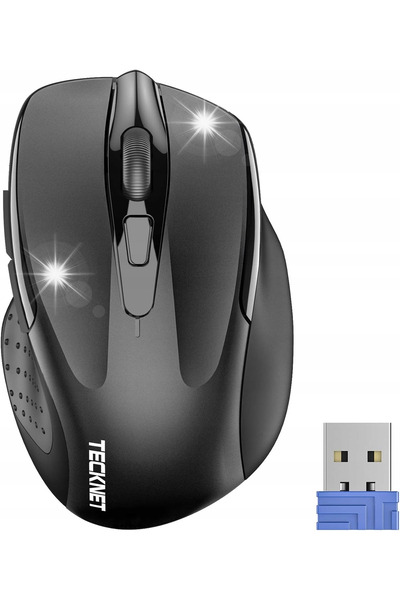 NO BRAND Mouse wireless 4800 Dpi USB Tecknet M003 2.4G și Bluetooth 5.0/3.0