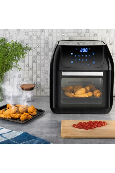 NO BRAND Friteuză cu aer cald Rożen LCD 12L XXL 1500W Fără ulei
