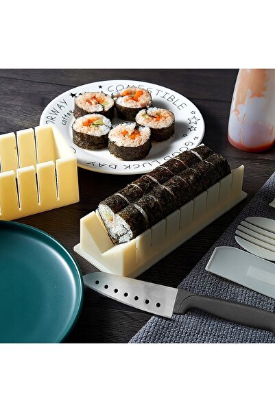 NO BRAND Set 12 piese pentru prepararea sushi-ului, pentru rulouri Mata, DIY,...