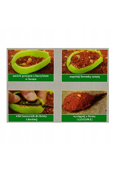 NO BRAND Set de 3 coșuri Method 30 g, 3 coșuri Method Feeder 40 g, matriță