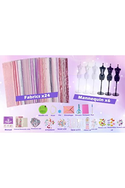 NO BRAND Kit DIY de design vestimentar și cusut: Creează-ți propriul stil