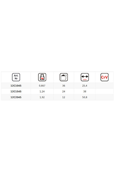 NO BRAND Dedra 12C1045 Cheie adaptabilă pentru țevi 45 St. 1''