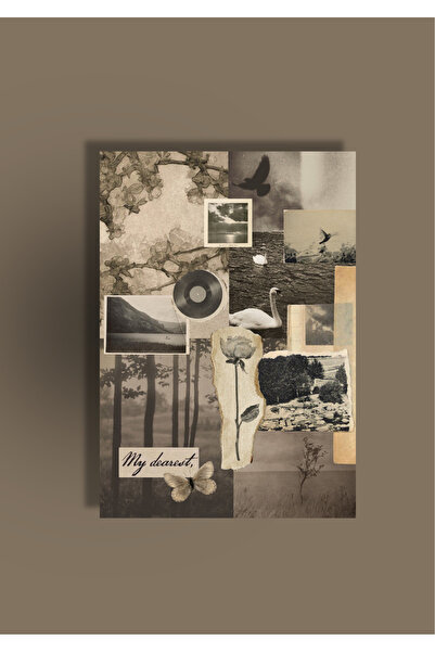 Gyuli Notebook Kolaj Serisi 6 - Gönderilmemiş Mektup A5 Çizgili Defter