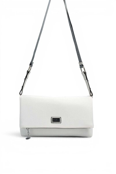 Silver Polo White - A.Grey Plain Women's Crossbody Bag Sp1278