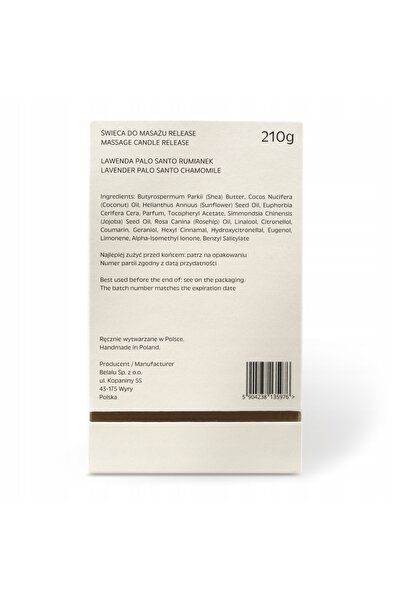 NO BRAND Hhuumm lumânare de masaj lavandă palo santo mușețel relaxare 210ml