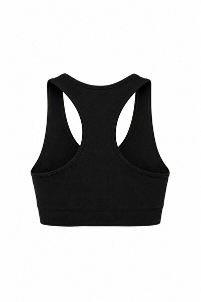 Haşema Costum de baie negru cu bretele încrucișate și bustieră sport 6072