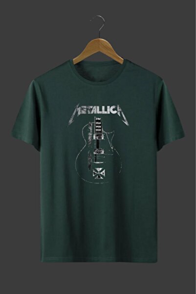 H&GHAMLEGİYİM Μπλουζάκι Unisex Metallica με στάμπα Oversize