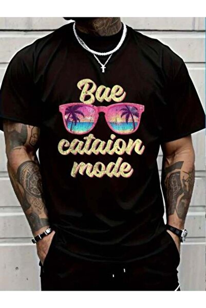 799 100% Cotton Couples Trip Matching Summer Vacation Baecation Mode-Vibes T-...