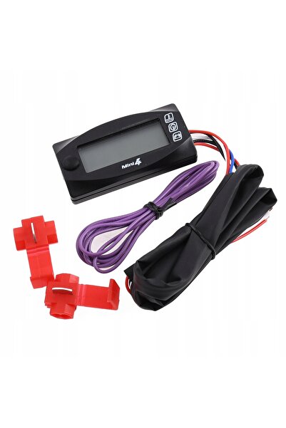 NO BRAND 12V 4 în 1 V2 Contor LCD Temperatură Ceas Voltmetru Tahometru Racing...