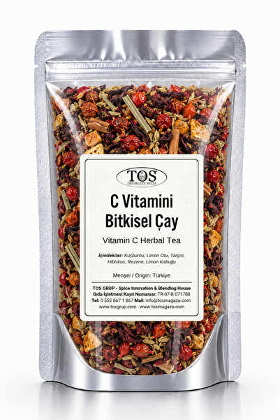 TOS The Organic Spices Vitamin C Herbal Tea 40 Gr (1. Quality) Vitamin C Herb...