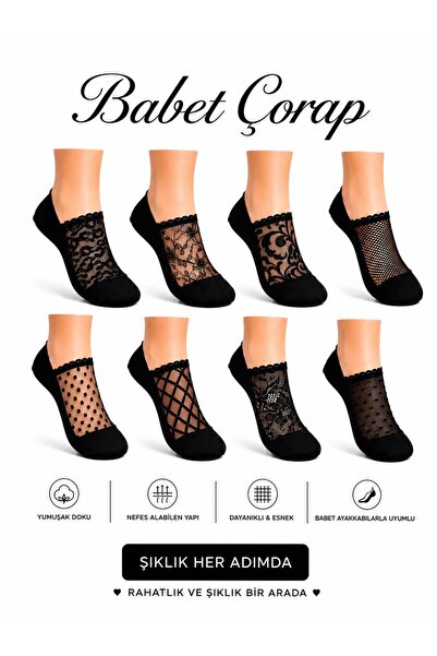 Tarzbabetcorap Kadın Micro Babet 3 Lü Set
