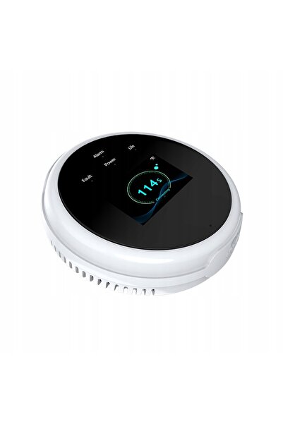 NO BRAND Detector de scurgeri de gaz cu ecran LCD și alarmă pentru propan, bu...