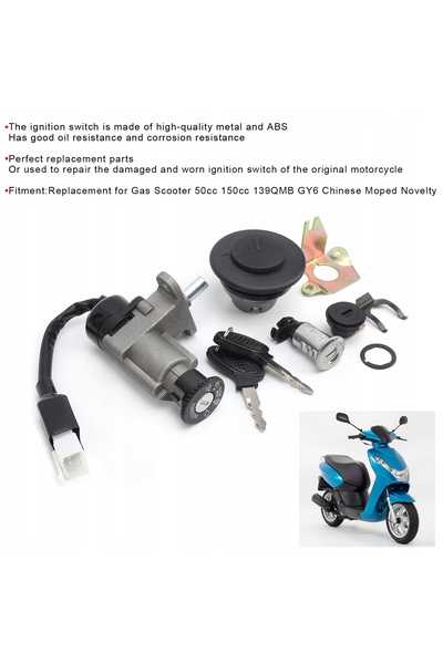 NO BRAND Contact de pornire pentru scuter chinezesc 50cc 150cc 139Qmb Gy6 Set