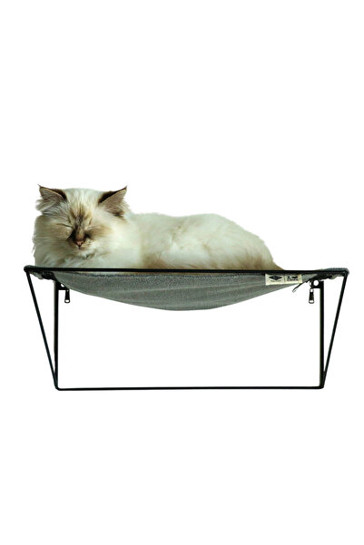 D&D Home I Love Happy Cats Otis Wall Hammock For Cats Grey 45x30x20cm
