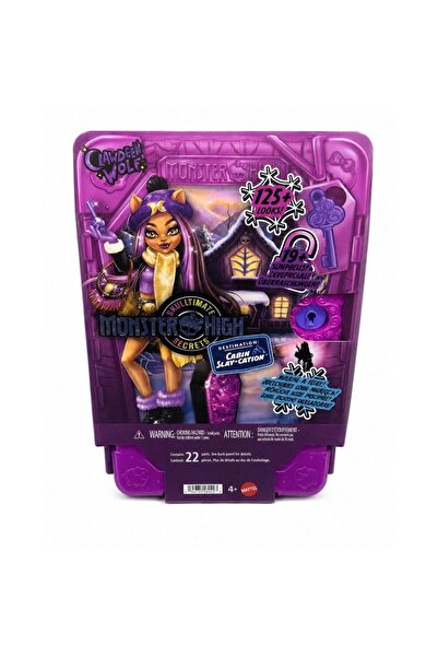 MONSTER HIGH Skulltimate Secrets Clawdeen Κούκλα Λύκου με Αξεσουάρ