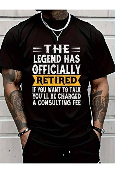 4CR تي شيرت مضحك للرجال والنساء مصنوع من القطن بنسبة 100% بطباعة The Legend H...
