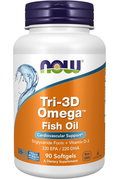 Now Food Tri-3D Omega 1000mg, 330/220 Softgels 90'S