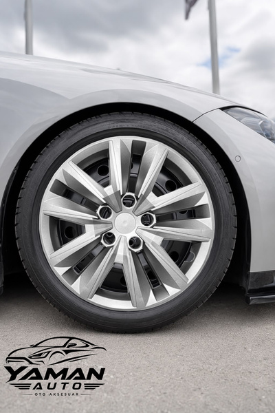 YAMAN Renault Megane E-Tech 16 İnç Uyumlu Jant Kapağı 4 Adet f010