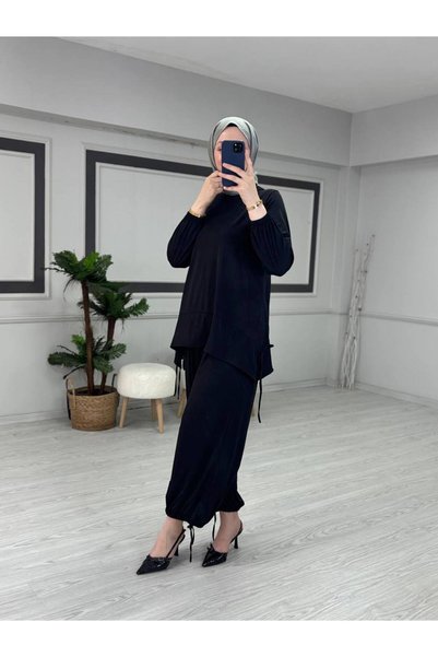 Butik Kardelen Neva Sandy Takım Siyah