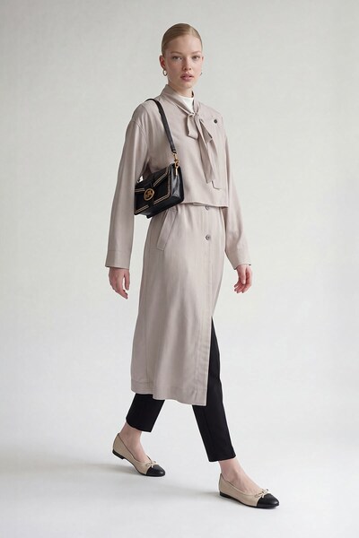 Levidor Khaki Trench Coat