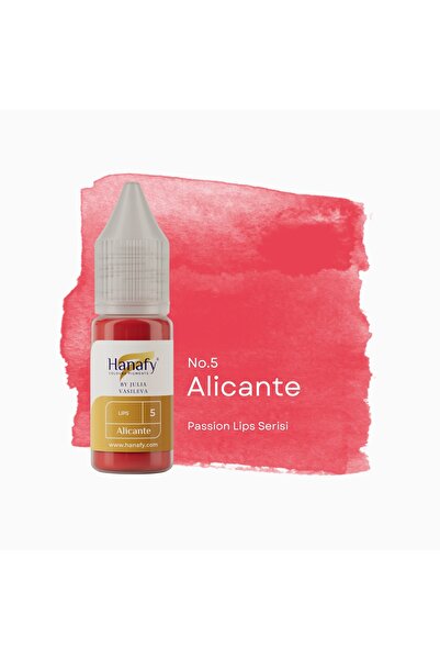 HANAFY Passion Lips Alicante No5 Kalıcı Makyaj Pigmenti Dudak - 10ml