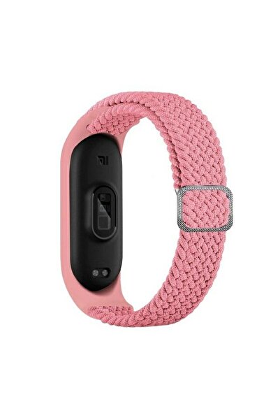 Beline Curea din nailon pentru Xiaomi Mi Band 8/9/10, Roz