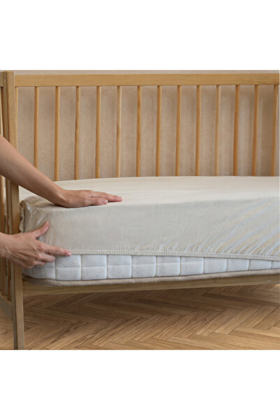 HANNA 100% Cotton Elastic Baby Sheet |   Mother's Side Crib, Park Bed |   40X90 Cm/50X90 Cm, 70X140/70X150 cm