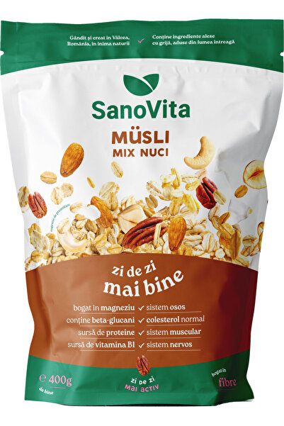 Sano Vita Muesli cu amestec de nuci 400g