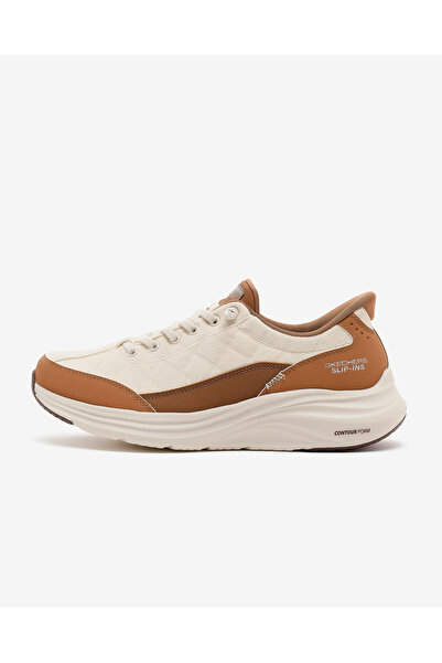 SKECHERS CONTOUR FOAM-LUXE COMFORT Kadın Bej Spor Ayakkabı 150417 NTBR