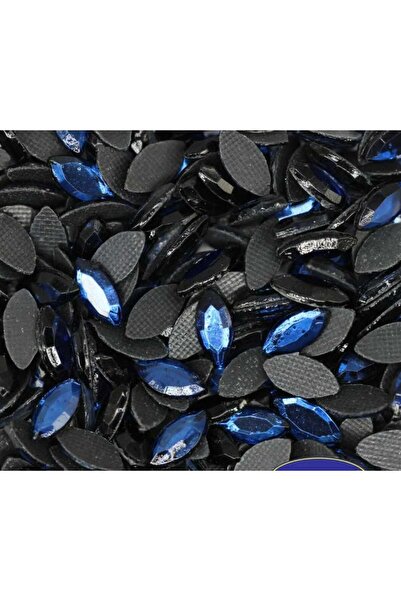yiğit aksesuar 1 cm (5x10) Ütü Ile Yapışan Taş Lacivert (Montana) Arpa Model ...